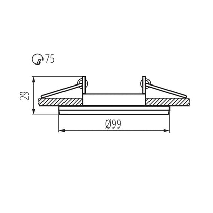 Kanlux Ring for spotlight fittings COLIE 26744