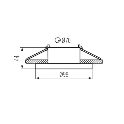 Kanlux Ring for spotlight fittings ELNIS L 27804