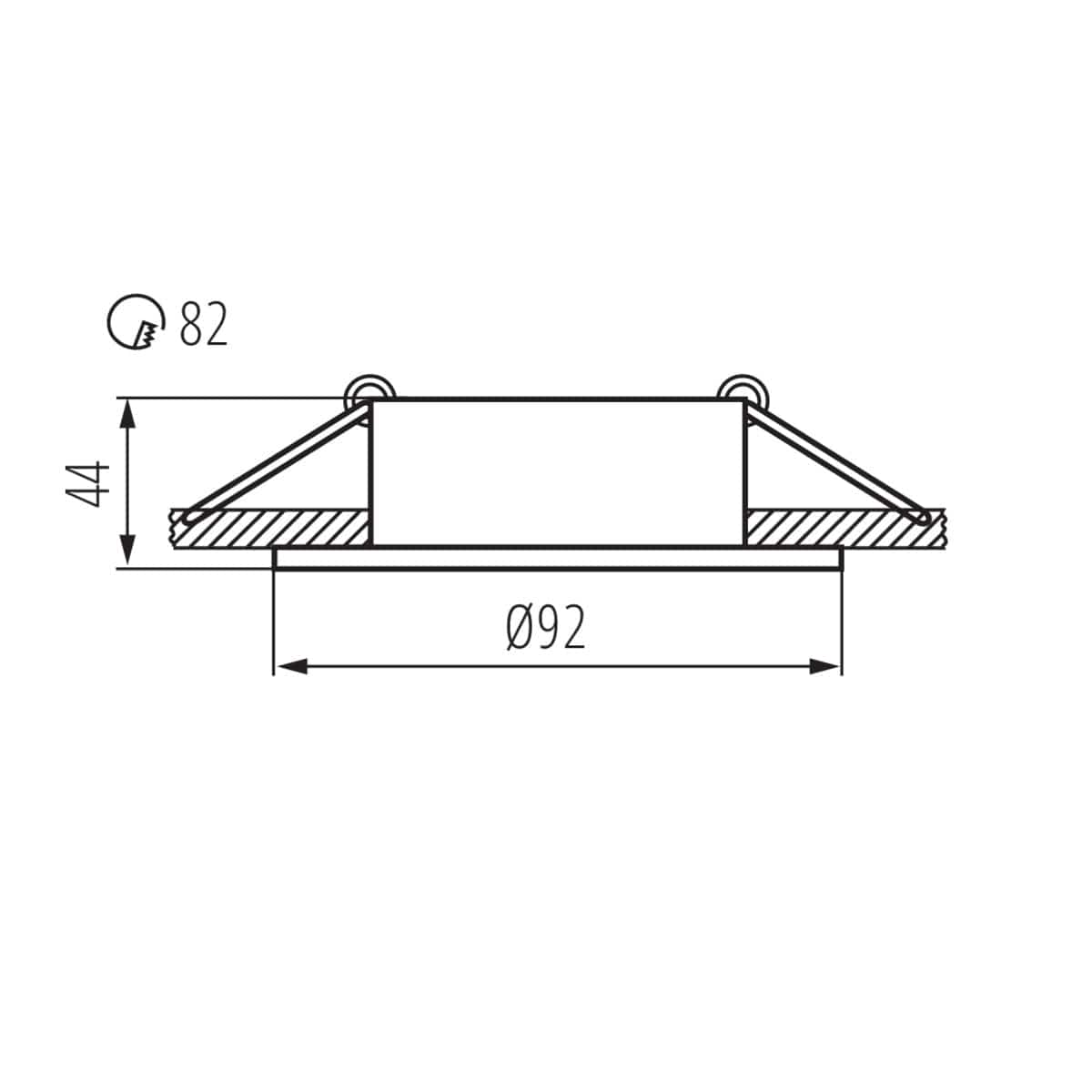 Kanlux Ring for spotlight fittings IVRI 26736