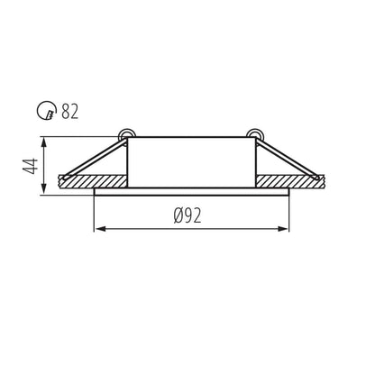 Kanlux Ring for spotlight fittings IVRI 26736