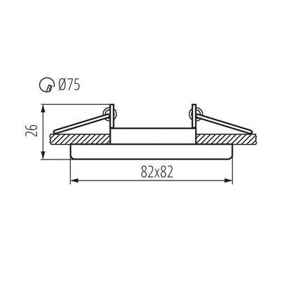 Kanlux Ring for spotlight fittings NESTA 26751