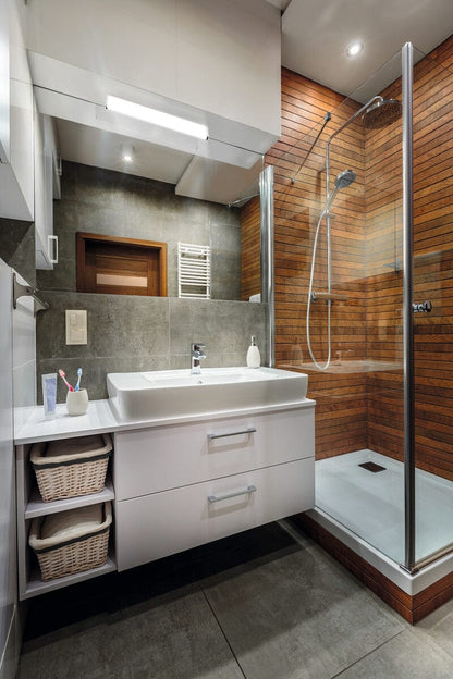 Kanlux Wall-mounted LED light fitting, IP44 ROLSO 26700