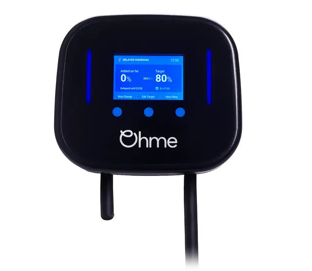 Ohme Home Pro 7.4kW Smart EV Charger Tethered 5M | OHME0002GB002