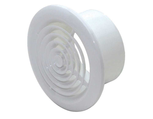 100mm White Round Grill