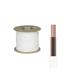 6243B White 1.5mm² Low Smoke & Fume 3-Core & Earth Cable 100m Drum